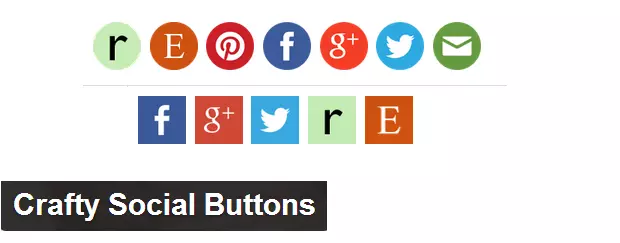 crafty social button